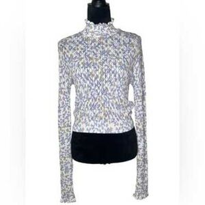 New Zara Floral Knit Top - Size Small